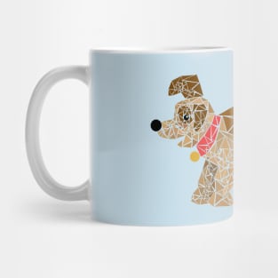 Geometric dog Mug